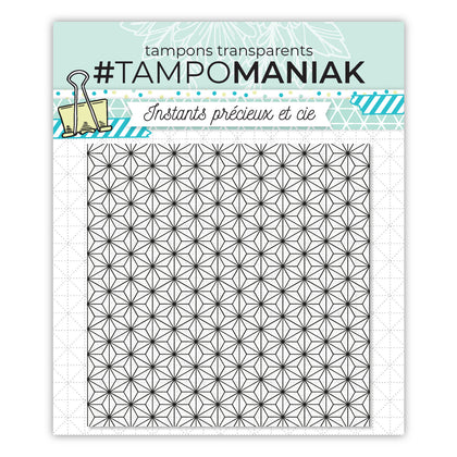 Tampon de fond grand format - 15x15cm