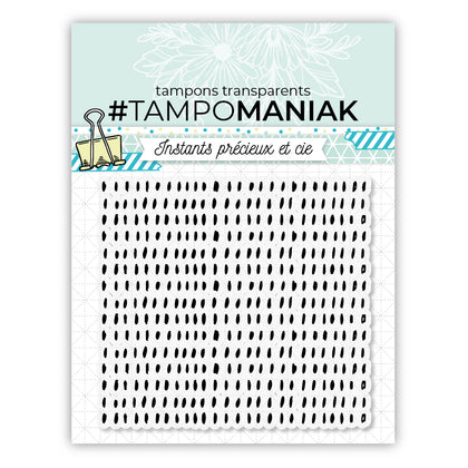 Tampon de fond pointillisme - 10x10cm