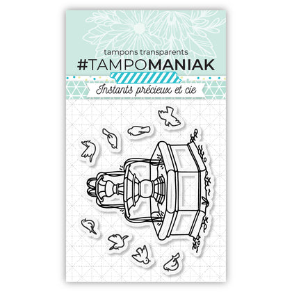 Tampon fontaine de provence - 10x15cm