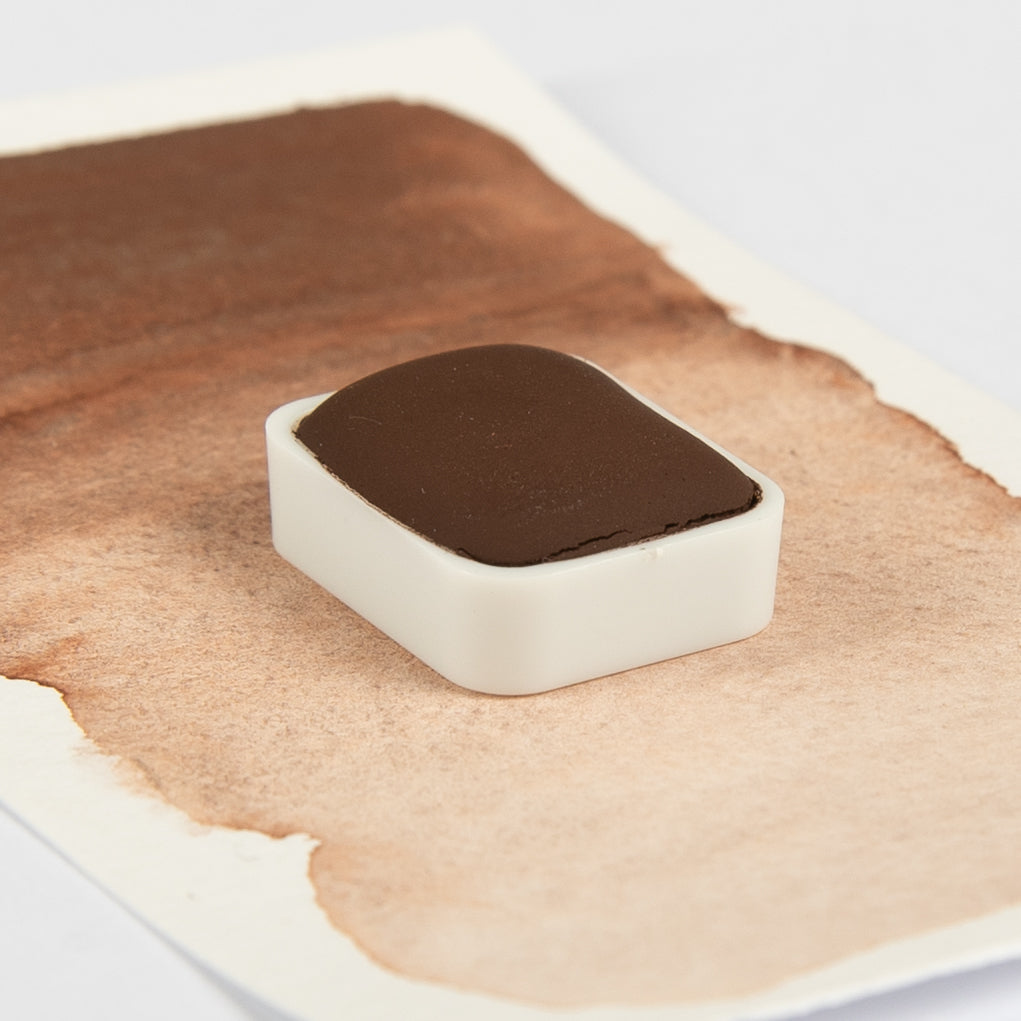 Godet d'aquarelle - Ocre Chocolat chaud