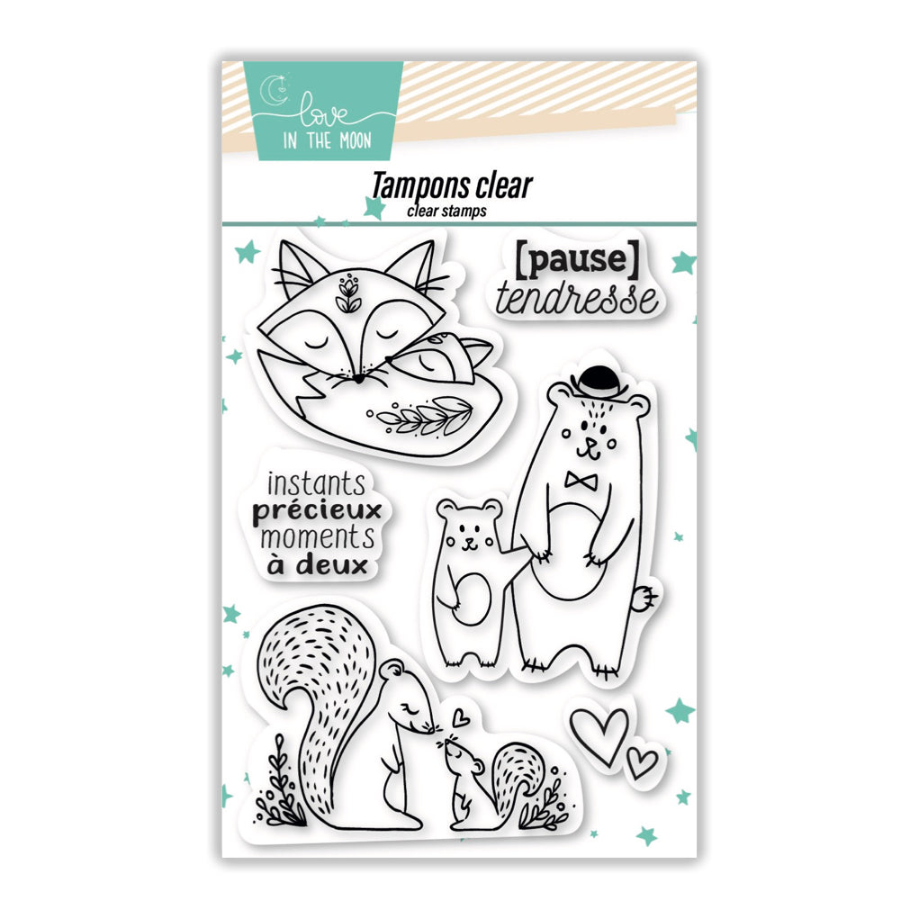 Planche de tampons les petits compagnon de la nature