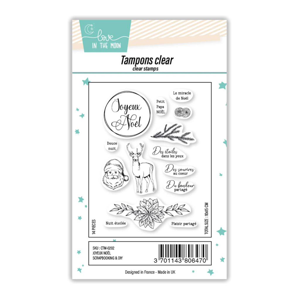 Tampons Joyeux Noël - Love in the Moon