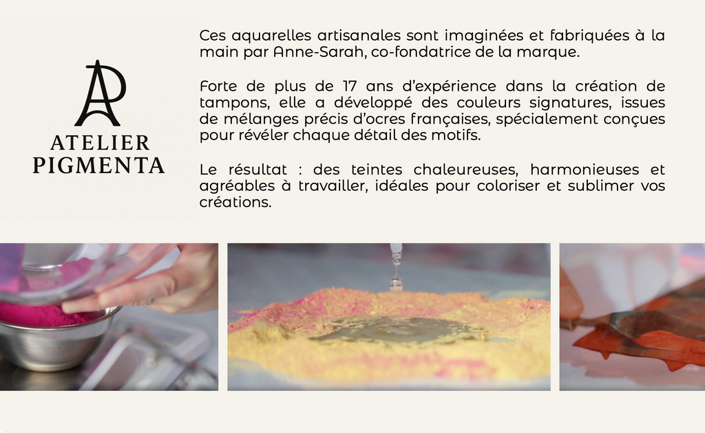 Palette Aquarelle Artisanales - 12 couleurs estivales
