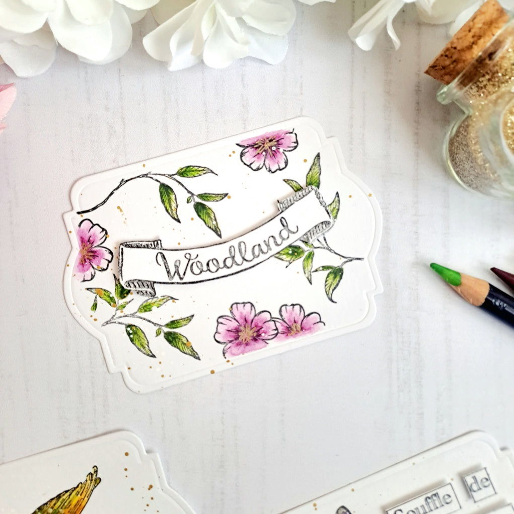 Matrices de découpes - Tag / Etiquette vintage - Love in the Moon