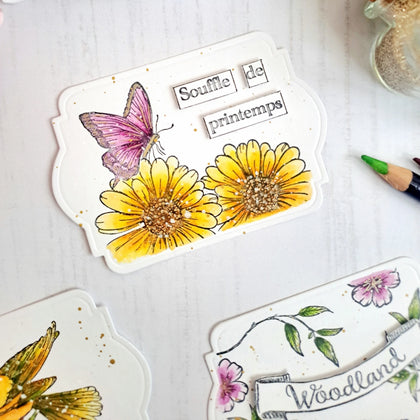 Matrices de découpes - Tag / Etiquette vintage - Love in the Moon