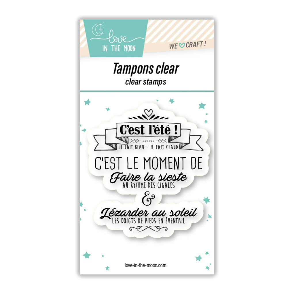Tampon grande expression "C’Est L’Été"