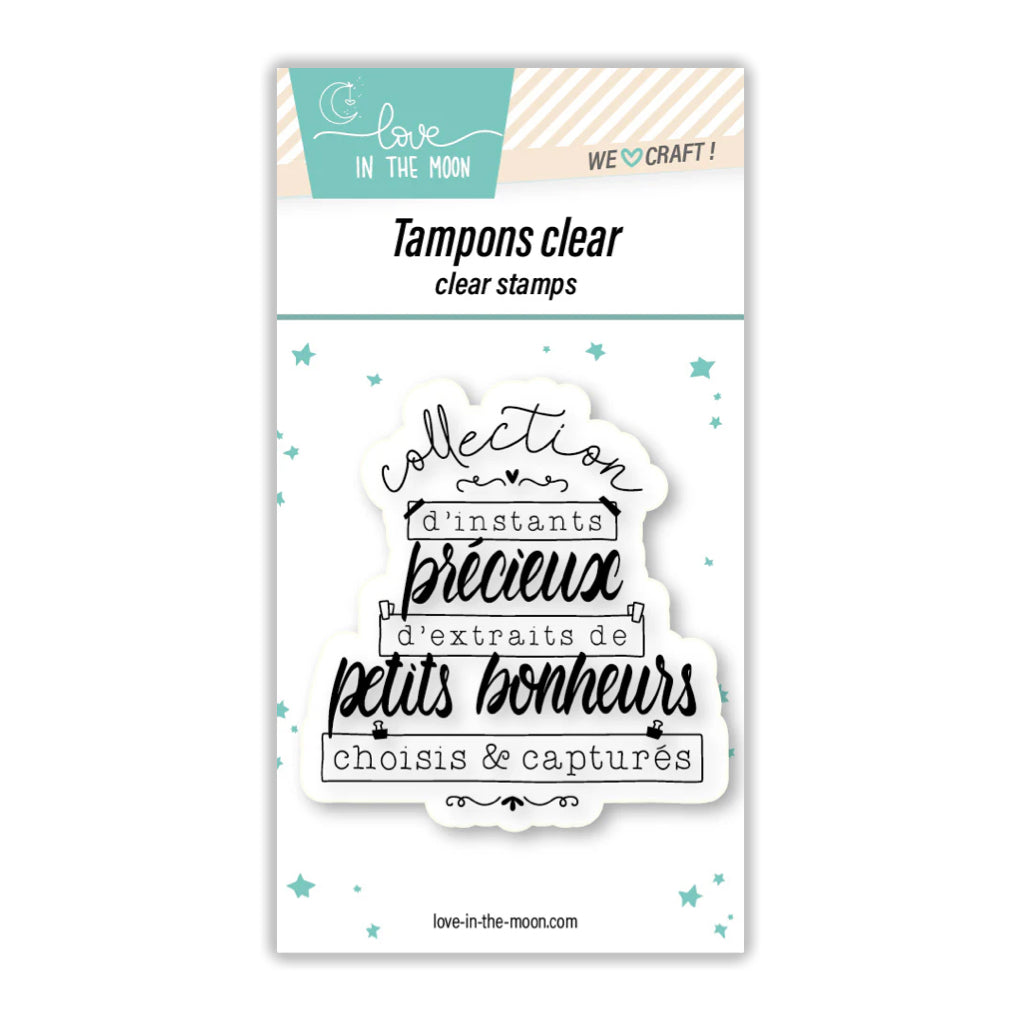 Tampon grande expression "Instants Précieux"