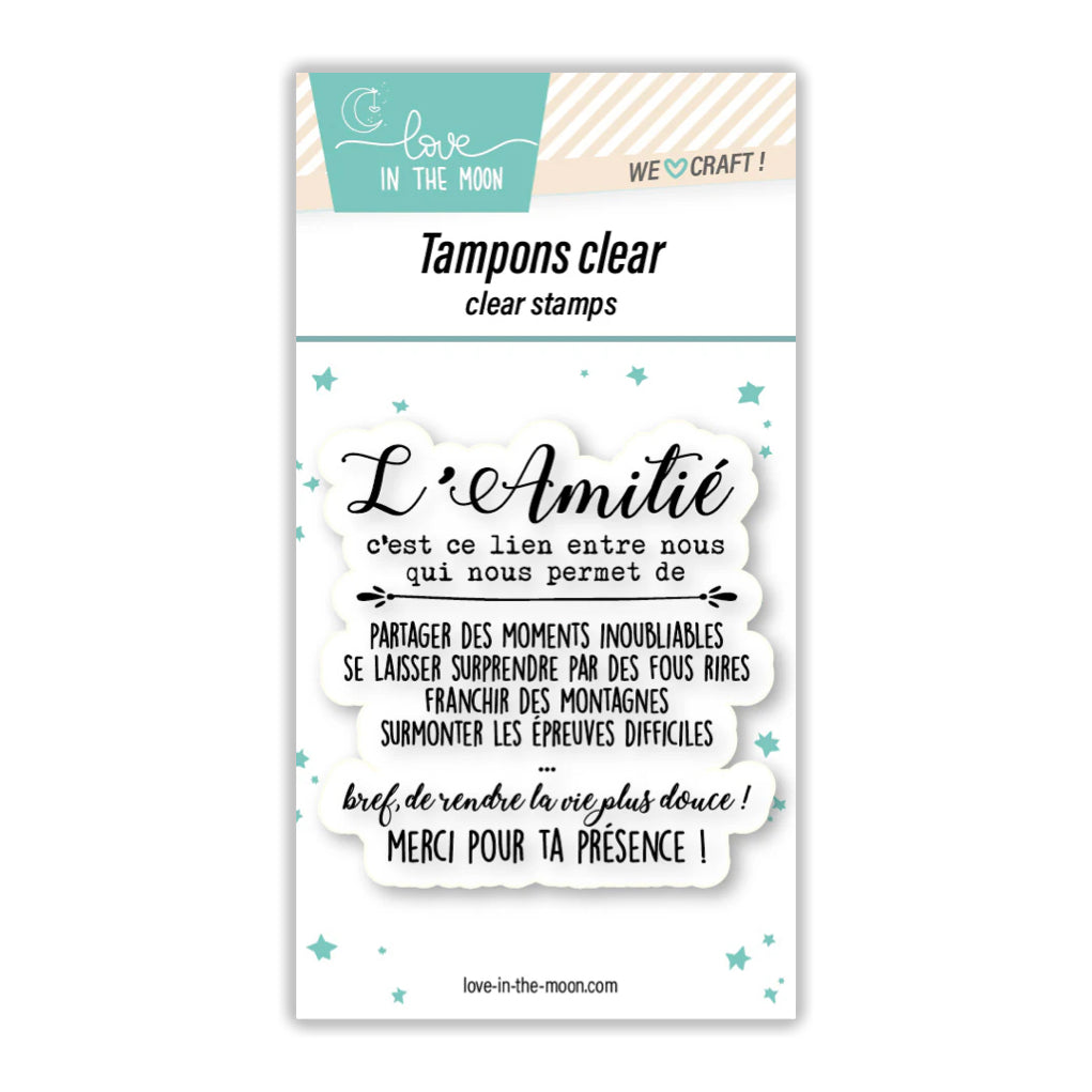 Tampon grande expression "L’Amitié"