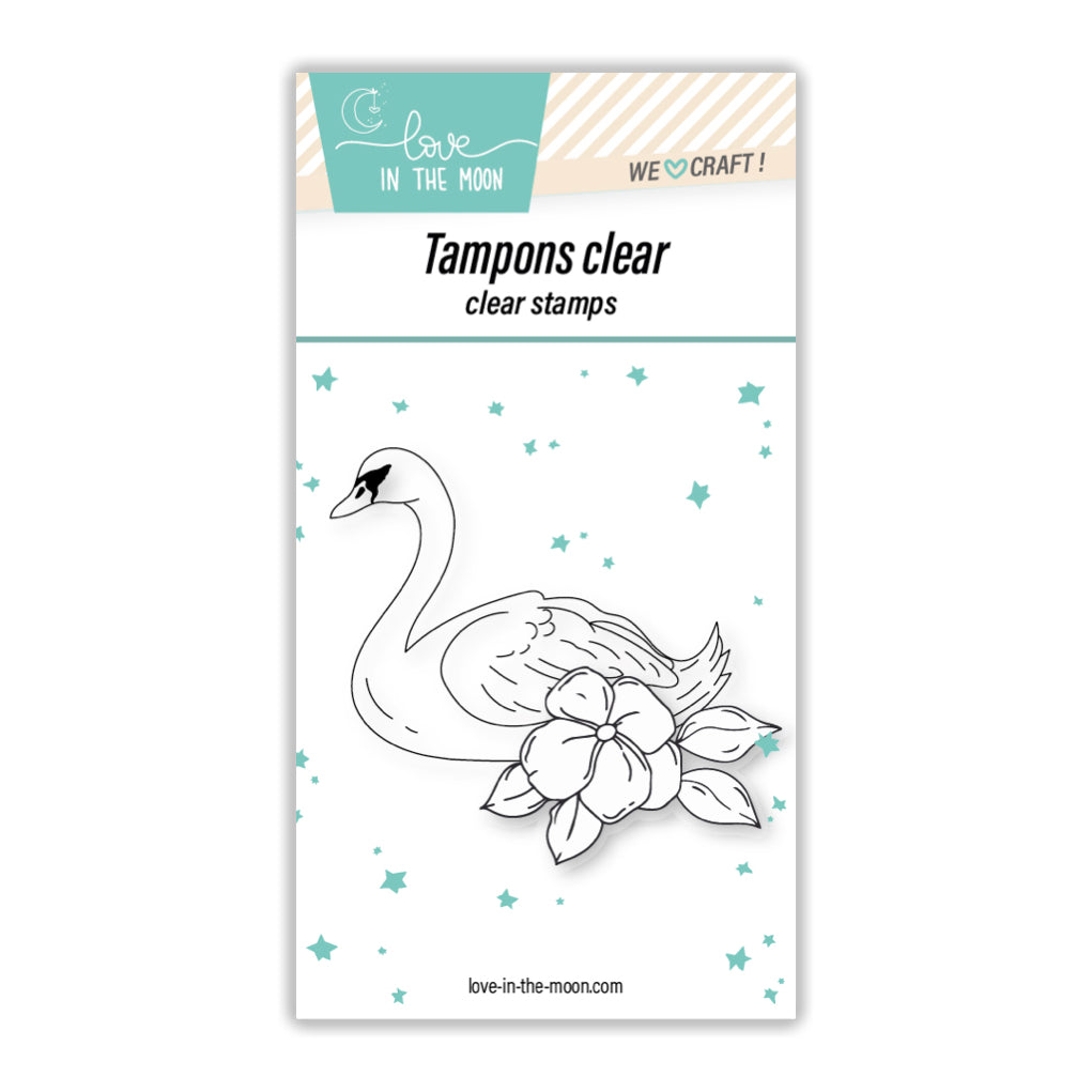Tampon "Cygne Fleuri"