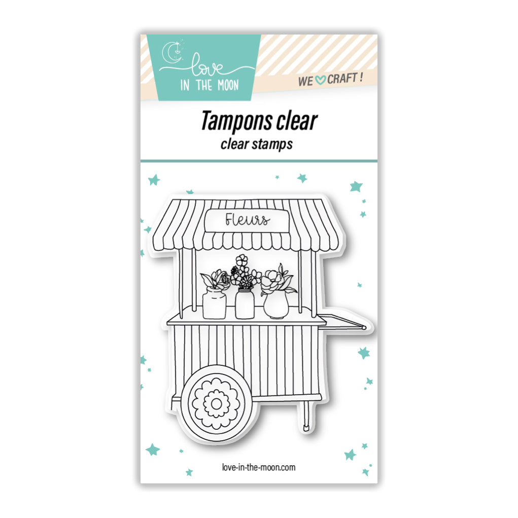 Tampon "Roulotte Fleurie"