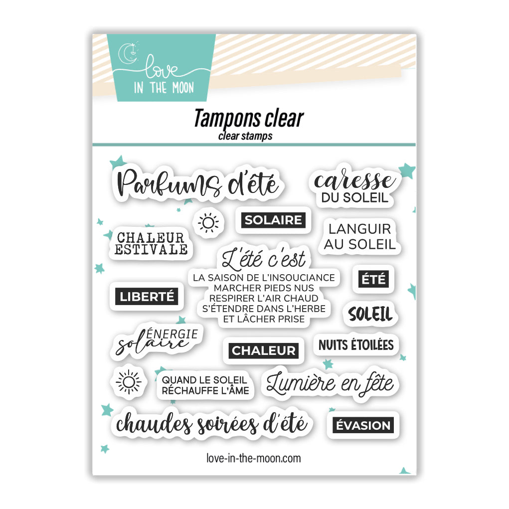 Set De 18 Tampons - Maman, Précieuse - 10X10cm