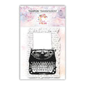 Tampon - Vintage Machine à écrire et combinable avec les tampons mots TCP1-035