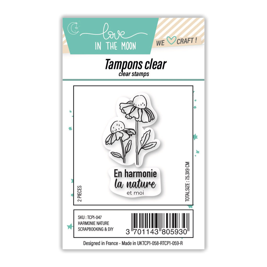 Planche de tampons - Harmonie nature - Love in the Moon