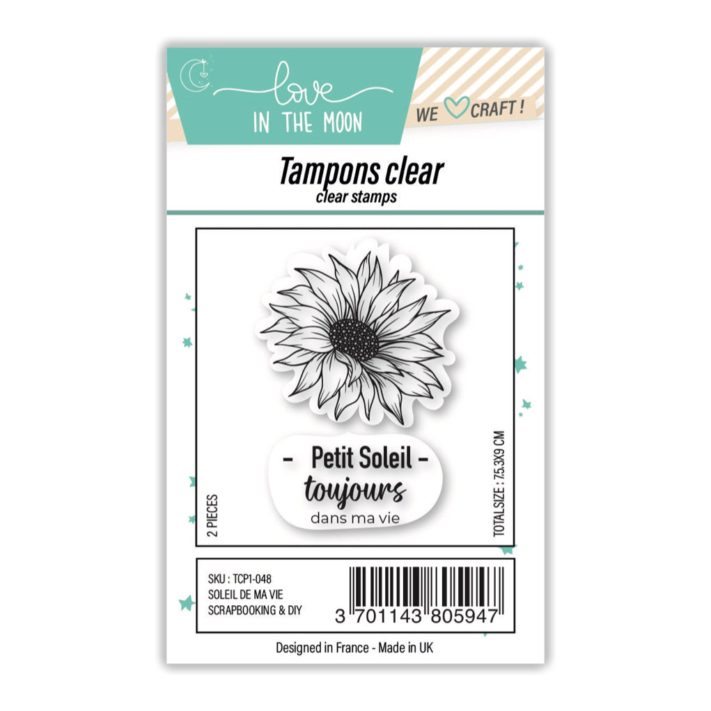 Planche de tampons - Soleil de ma vie - Love in the Moon