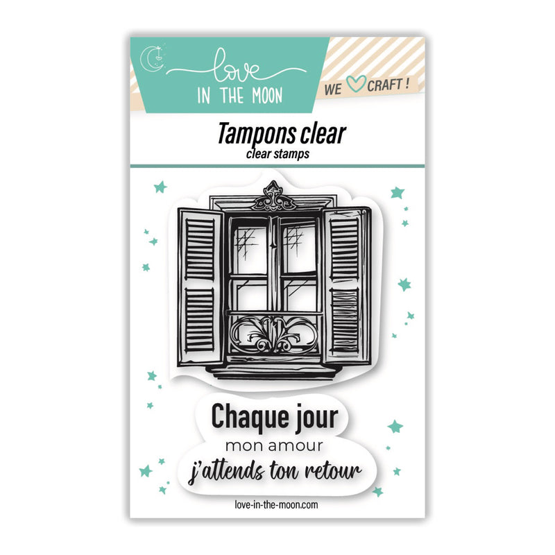 Planche de tampons - Chaque jour mon amour - Love in the Moon