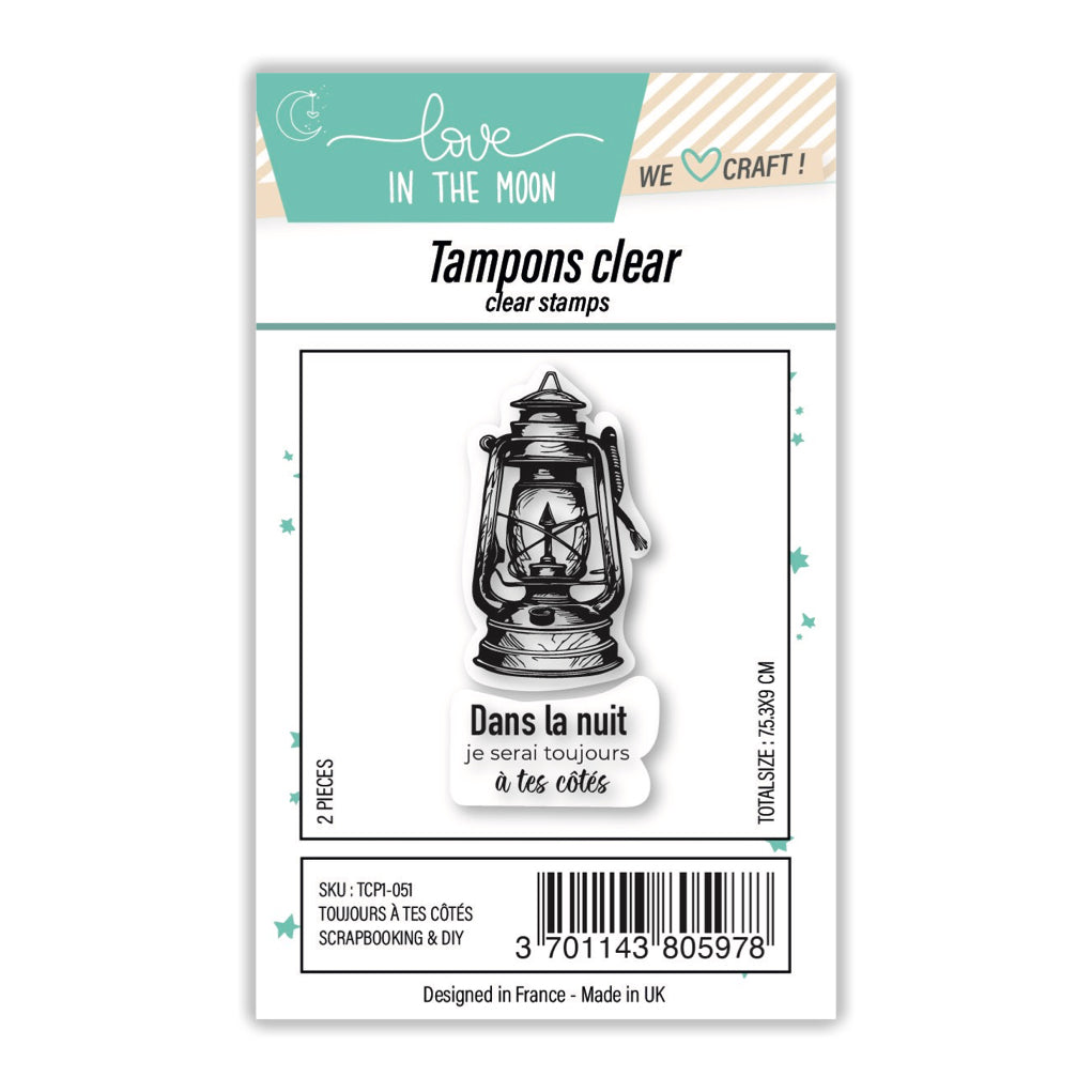 Planche de tampons - Toujours à tes cotés - Love in the Moon