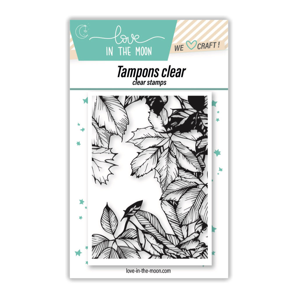 Planche de tampons - Texture feuilles - Love in the Moon