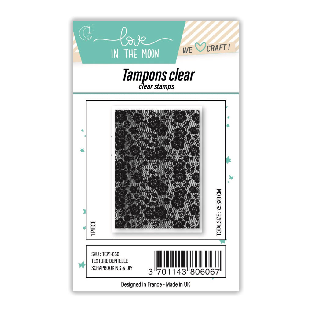 Planche de tampons - Texture dentelle - Love in the Moon