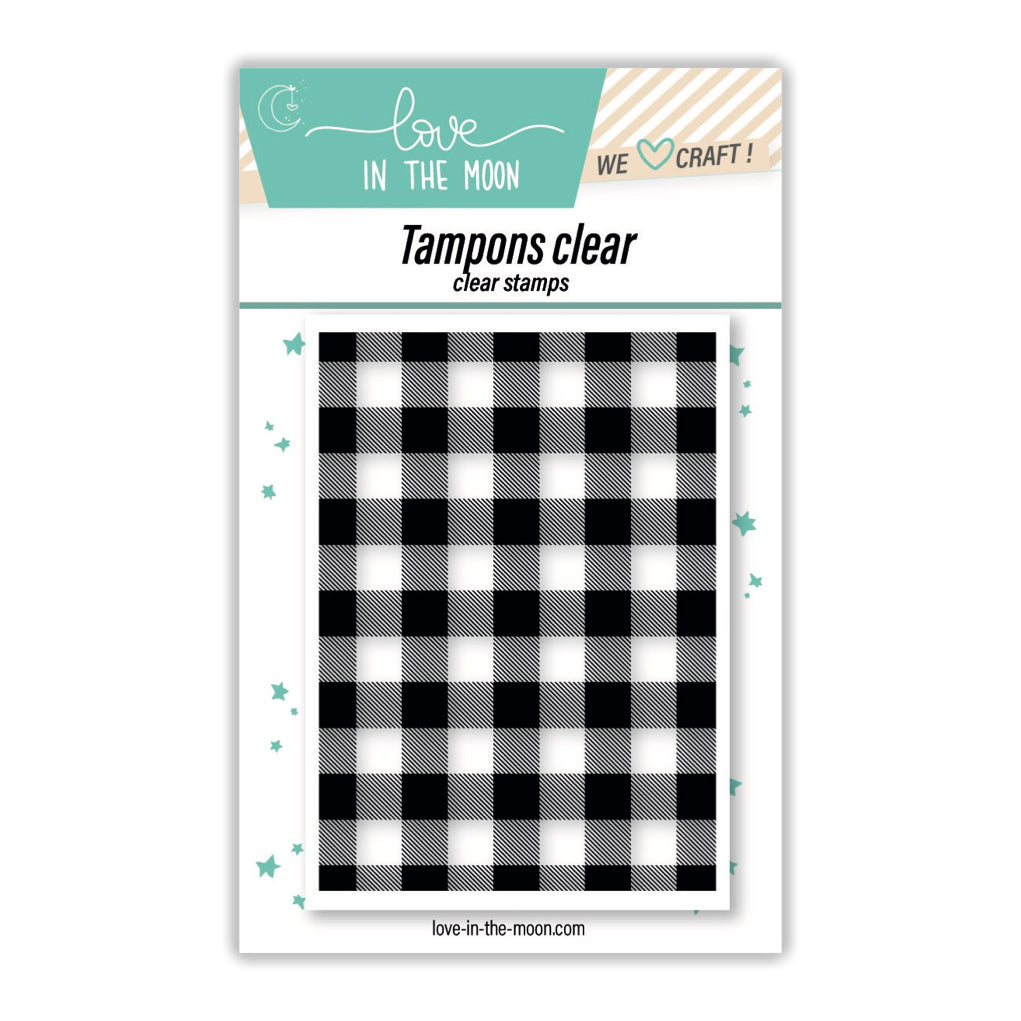 Planche de tampons - Texture carreaux - Love in the Moon