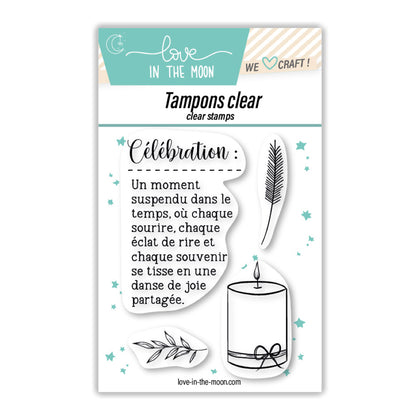Planche de tampons - Célébration - Love in the Moon
