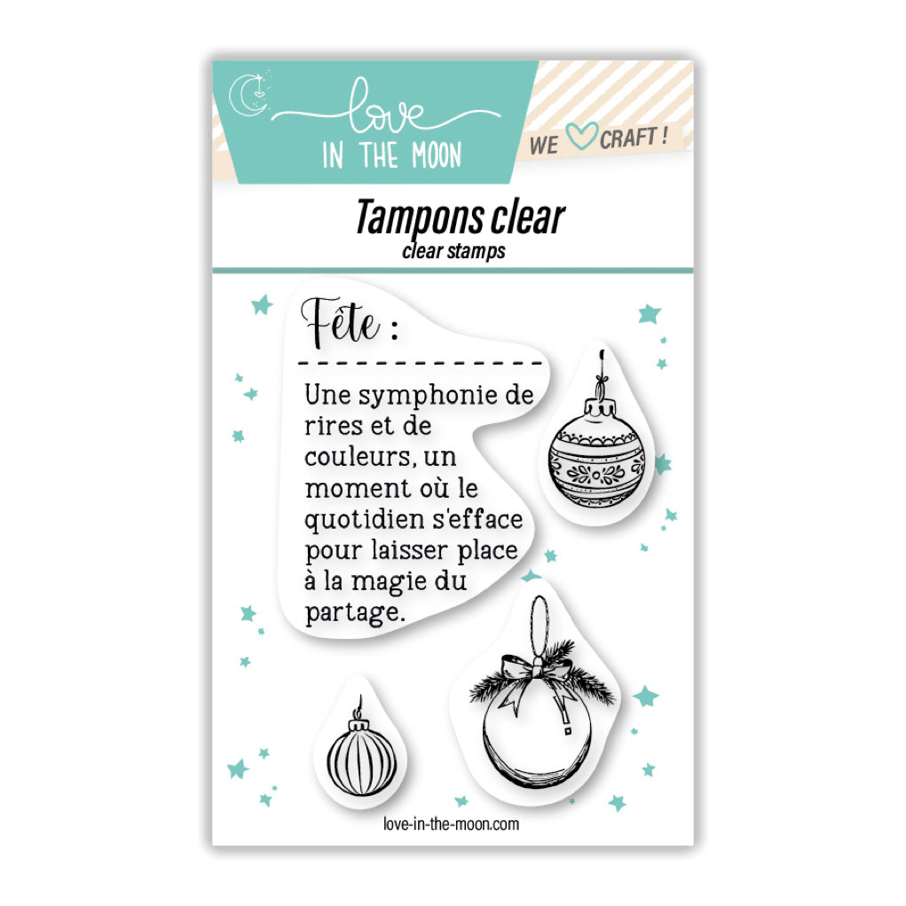 Planche de tampons - Fête - Love in the Moon