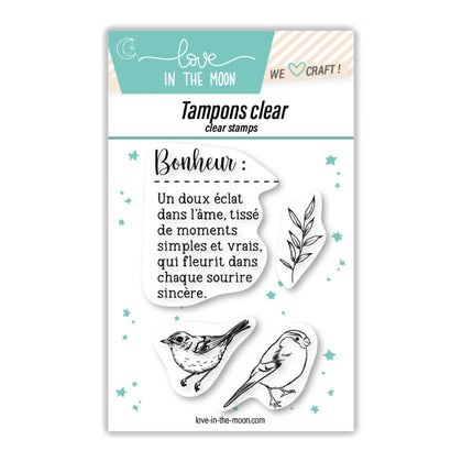 Planche de tampons - Bonheur - Love in the Moon
