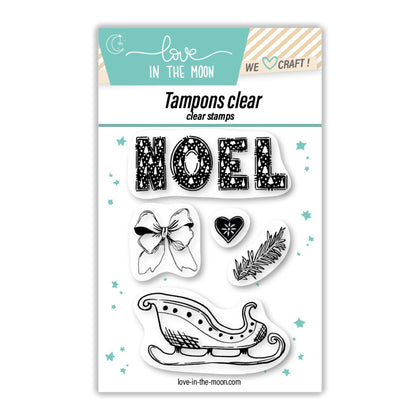 Planche de tampons - Noël & Traineau - Love in the Moon