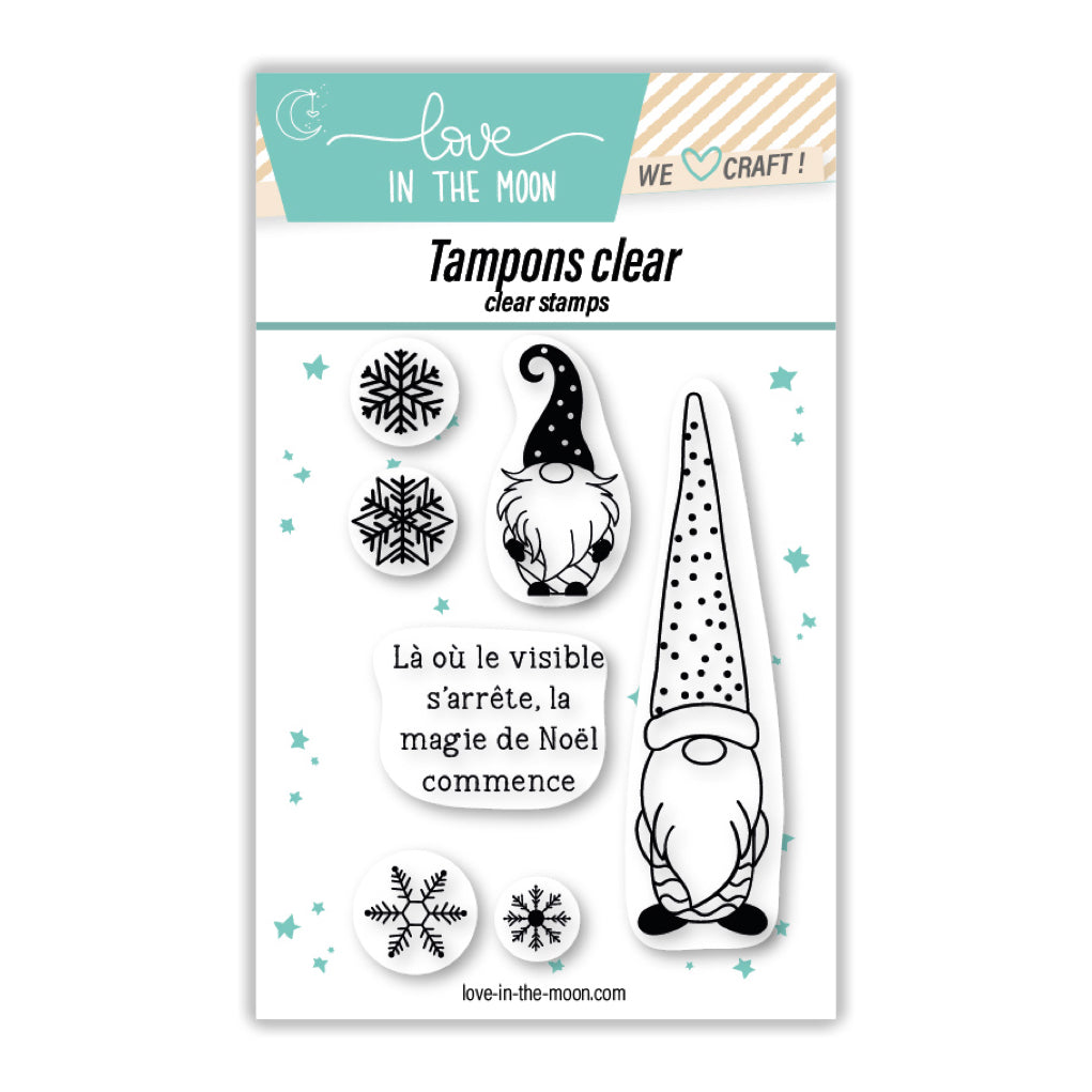 Planche de tampons - Gnomes - Love in the Moon