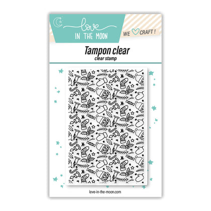 Planche de tampons - Texture noël - Love in the Moon