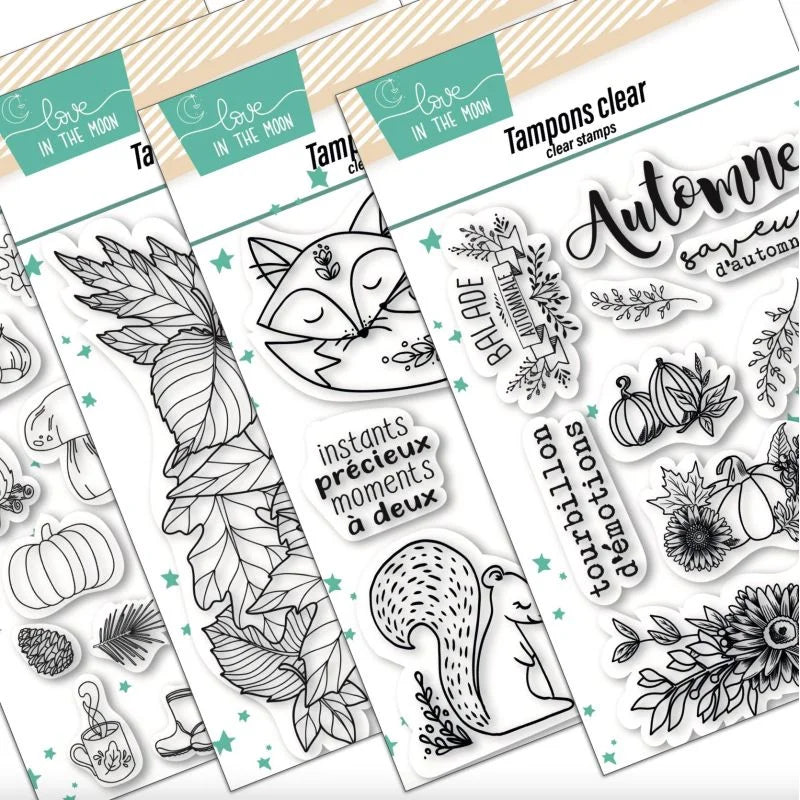 Pack de tampons motifs - Automne